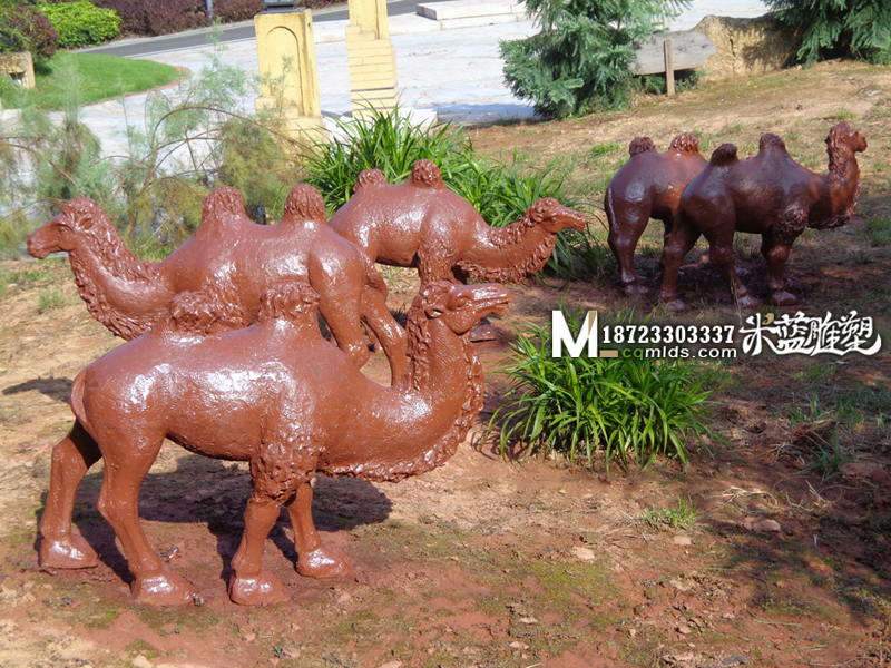 四川水泥雕塑GRC雕塑动物骆驼