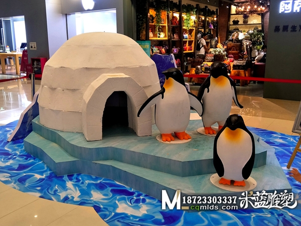 四川企鹅泡沫雕塑